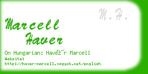 marcell haver business card